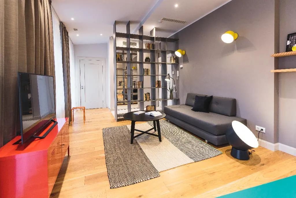 APARTMENT ONE BEDROOM WITH TERRACE Room, Riga Lux Apartments Skolas Street 20, Riga