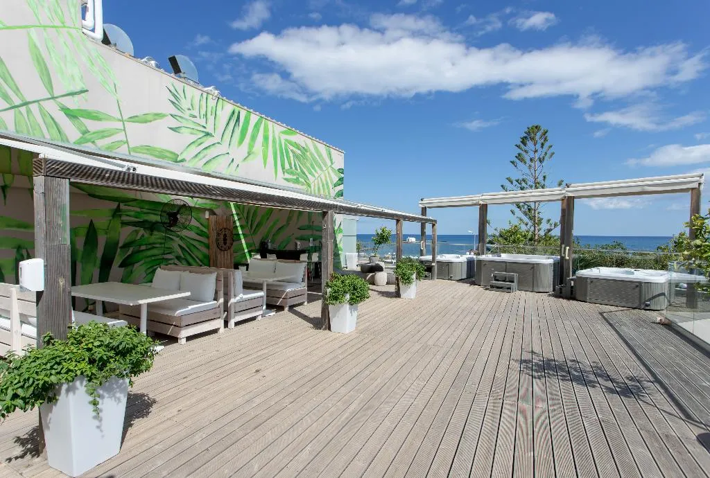 Terrace, Georgioupolis Beach Hotel, Crete