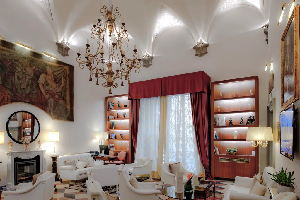 Lobby, Golden Tower Hotel & Spa, Florence