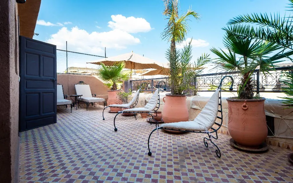 Terrace, Riad La Croix Berbere, Marrakech