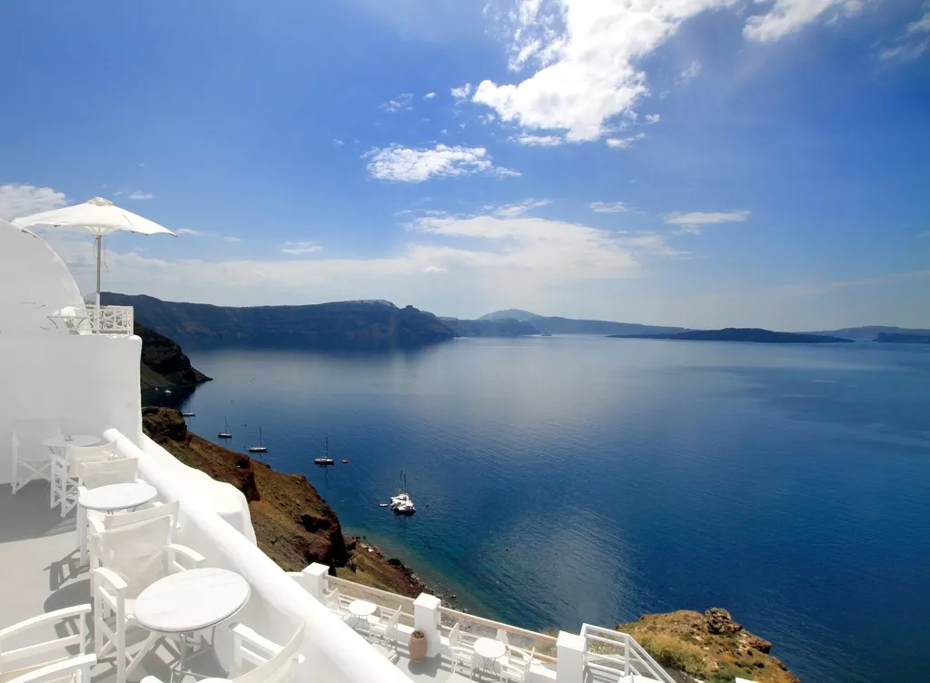 Terrace, Caldera Premium Villas, Santorini