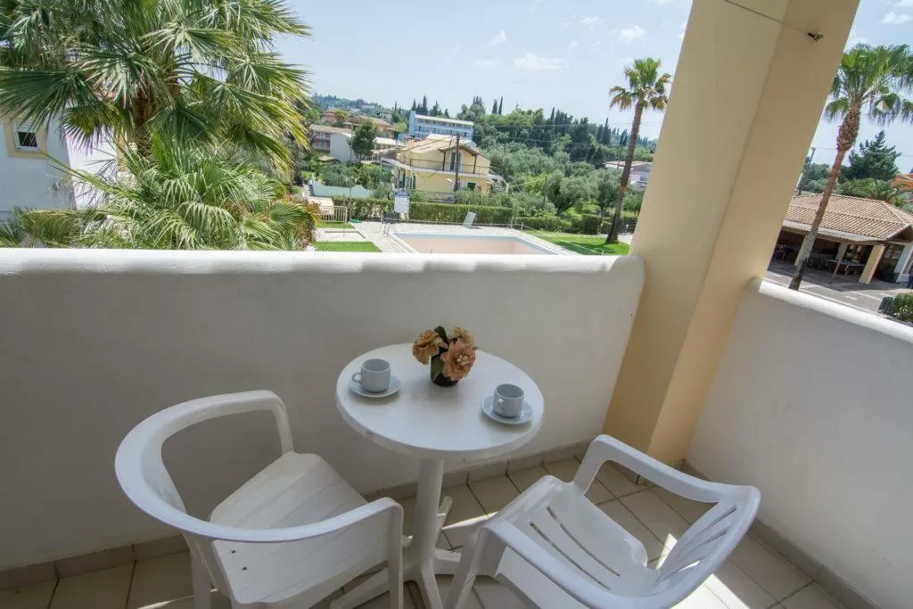 Terrace, Asteraki Aparthotel, Corfu