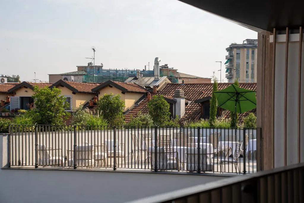 Terrace, Hotel Calimala Milano, Milan