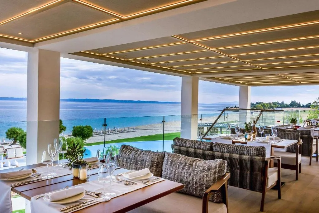 Restaurant, Ammoa Luxury Hotel & Spa Resort, Halkidiki