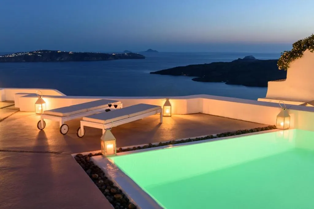 Pool, Aria Suites, Santorini