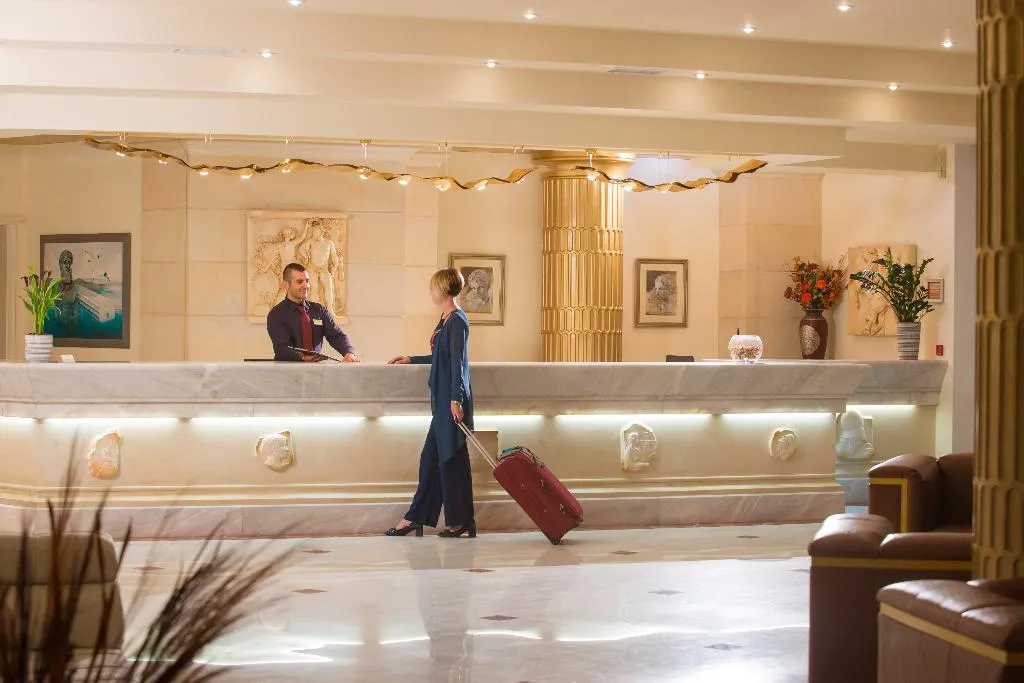 Lobby, Rethymno Palace, Crete