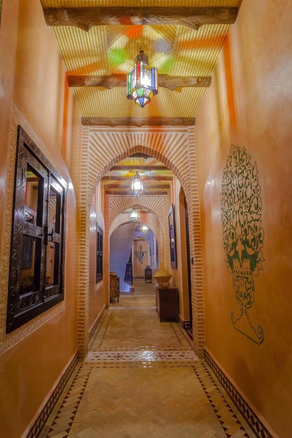Lobby, Dar Ikalimo Ourika, Marrakech
