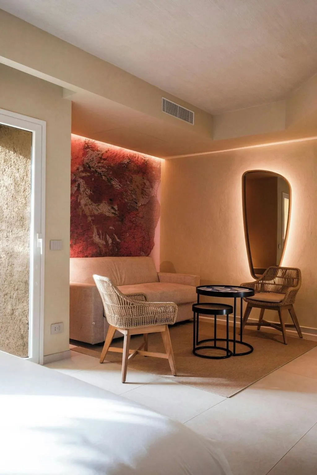 JUNIOR SUITE KING BED ONE BEDROOM  Room, Mangia’s Brucoli Sicily Autograph Collection, Catania