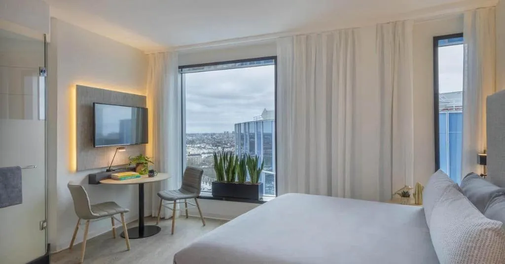 DOUBLE KING SIZE BED Room, Innside by Meliá Amsterdam, Amsterdam