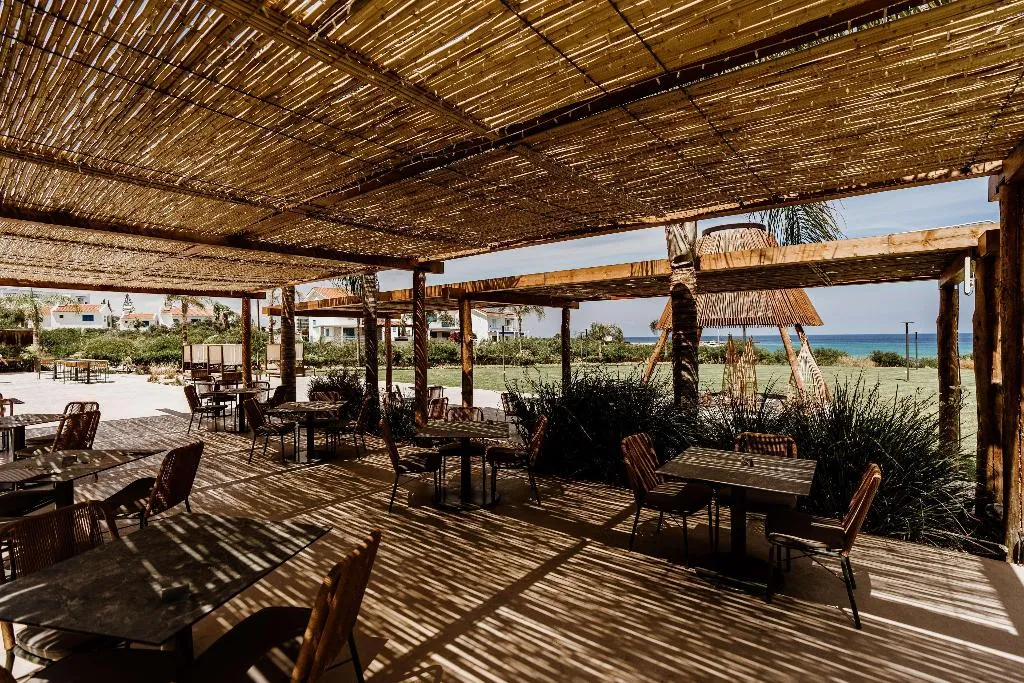 Restaurant, Cavo Zoe Seaside Hotel, Cyprus