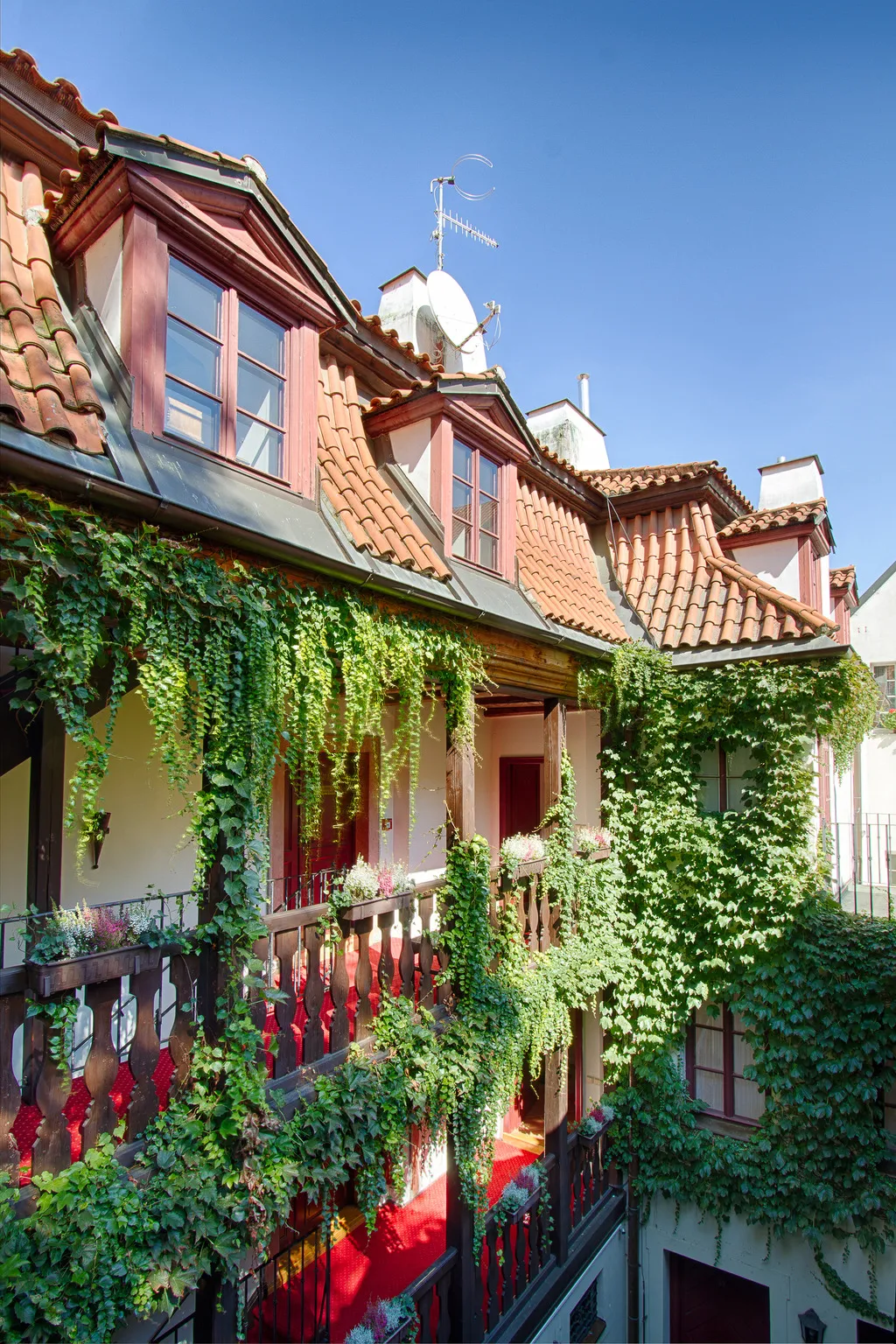 Terrace, Hotel Waldstein, Prague