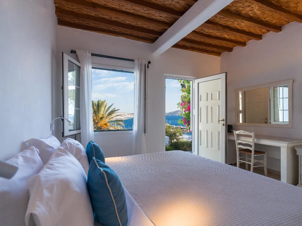 Double or Twin SEA VIEW Room, Rhenia  Mykonos Hotel & Bungalows, Mykonos