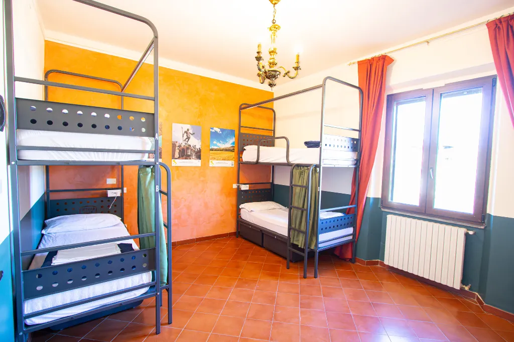 Bed in dormitory FEMALE ROOM WITH SHARED BATHROOM Room, Ostello Bello Firenze, Florence