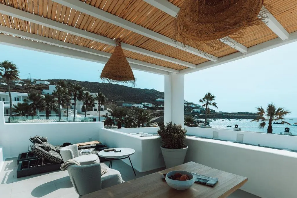 Terrace, Mykonos Blanc Hotel, Mykonos