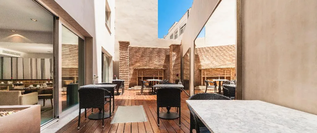 Terrace, Hotel Palma Avenidas, Majorca
