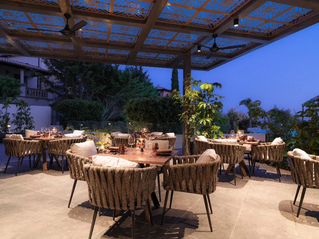 Restaurant, The Tower at St Raphael Resort, Cyprus
