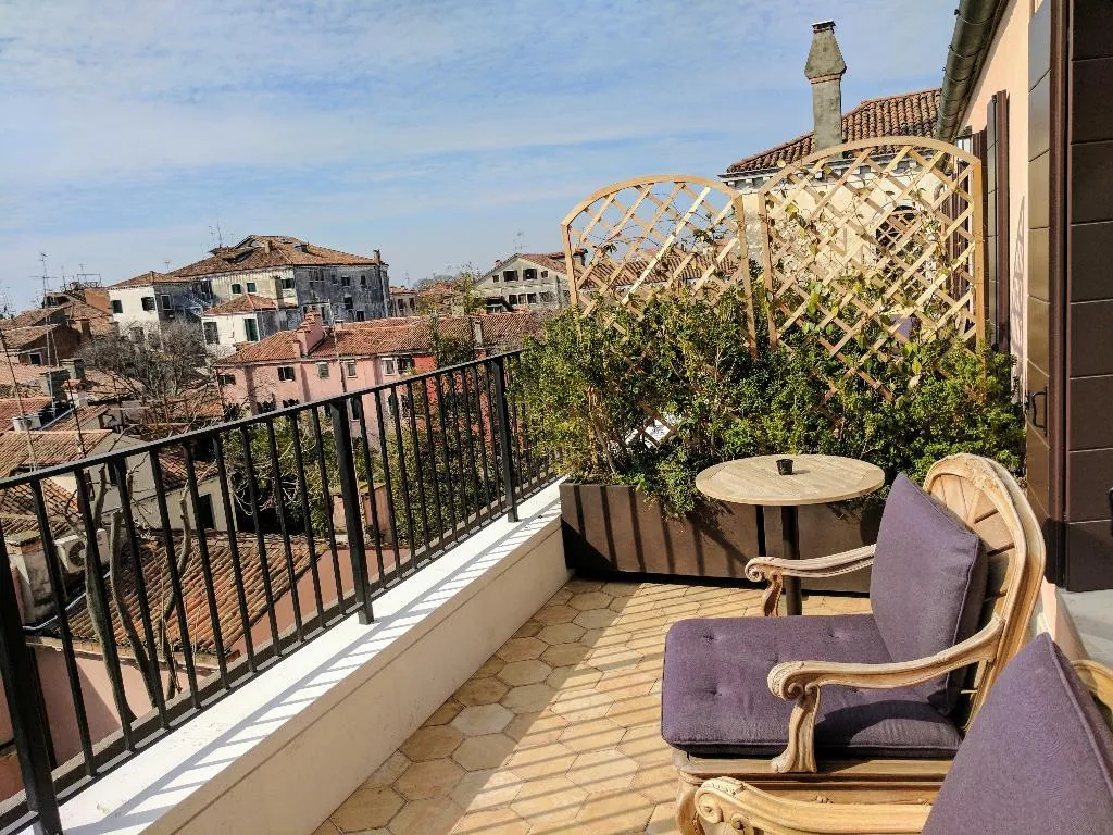 Terrace, Palazzo Venart Luxury Hotel, Venice