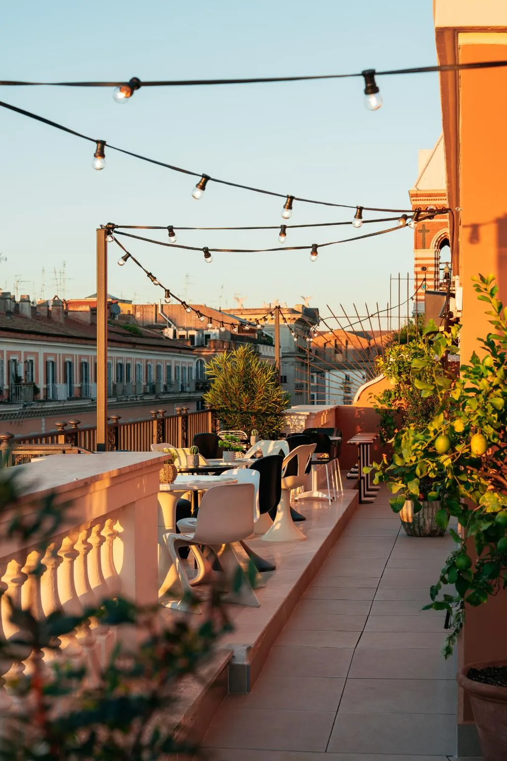 Terrace, Ruby Giulia Hotel Rome, Rome