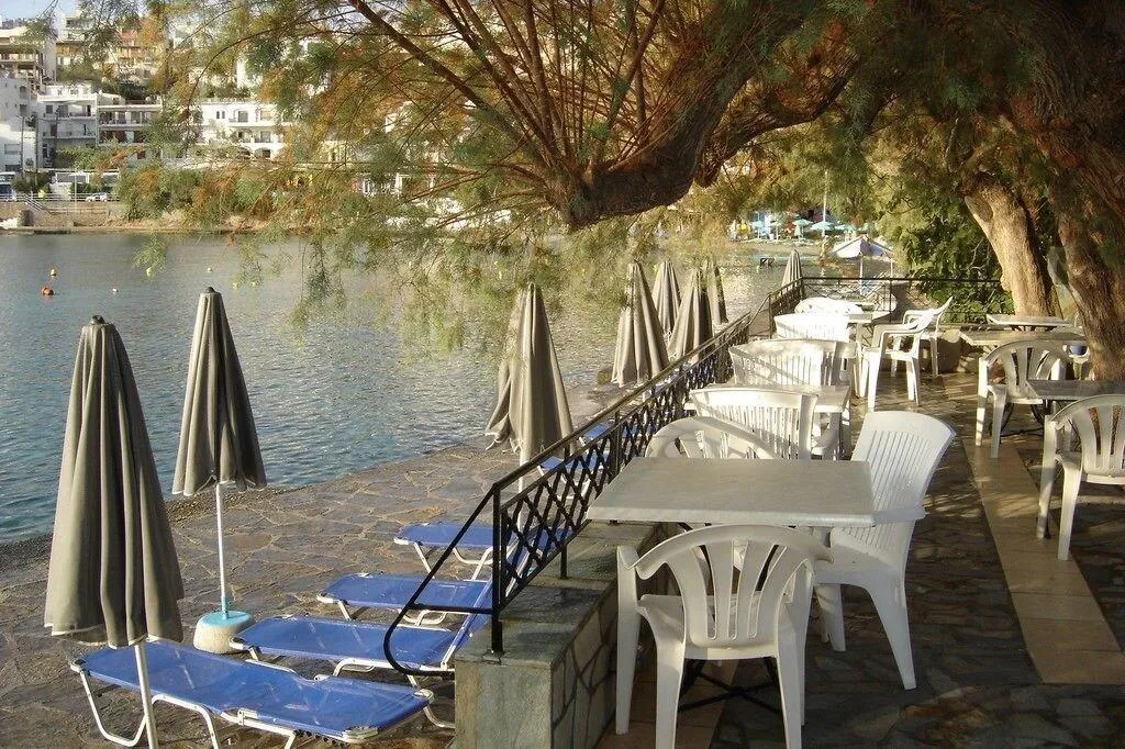 Terrace, Hotel Polydoros, Crete
