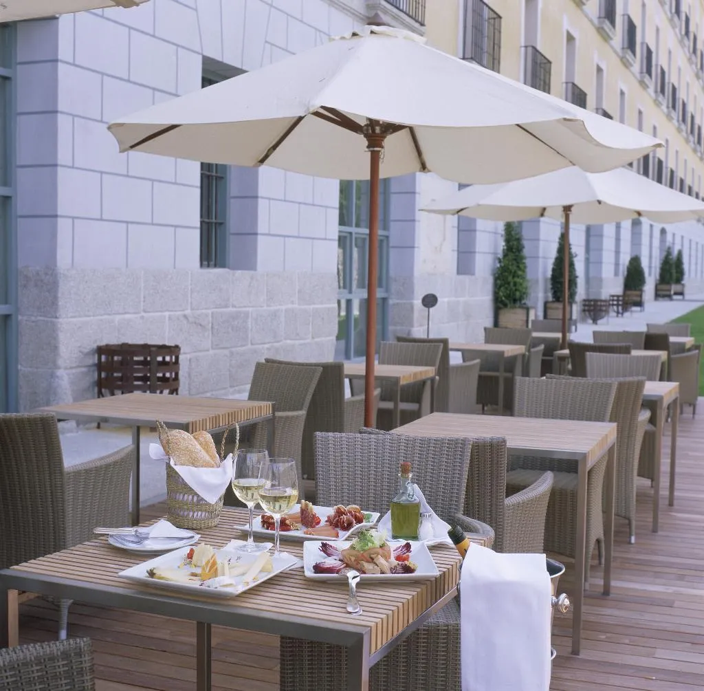 Terrace, Parador de la Granja, Madrid