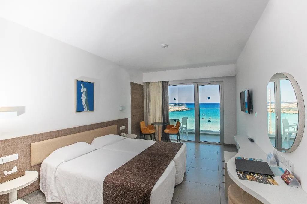 Double or Twin SEA VIEW Room, Vassos Nissi Plage Hotel & Spa, Cyprus