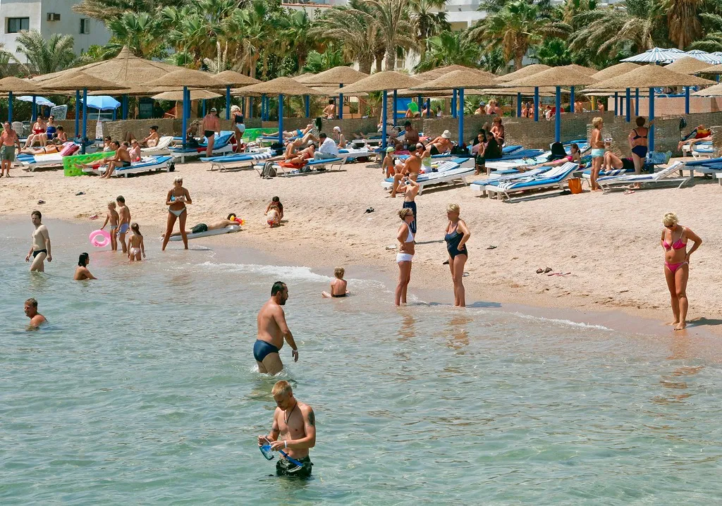 Beach, Empire Beach Aqua Park, Red Sea Riviera