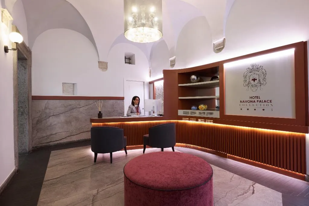 Lobby, Navona Palace Collection, Rome