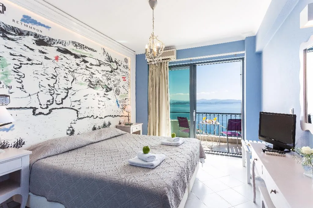 Double or Twin SEA VIEW Room, Palazzo Greco, Crete