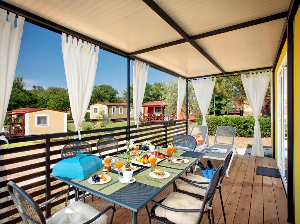 Terrace, Aminess Planet Camping Maravea Holiday Homes, Istria