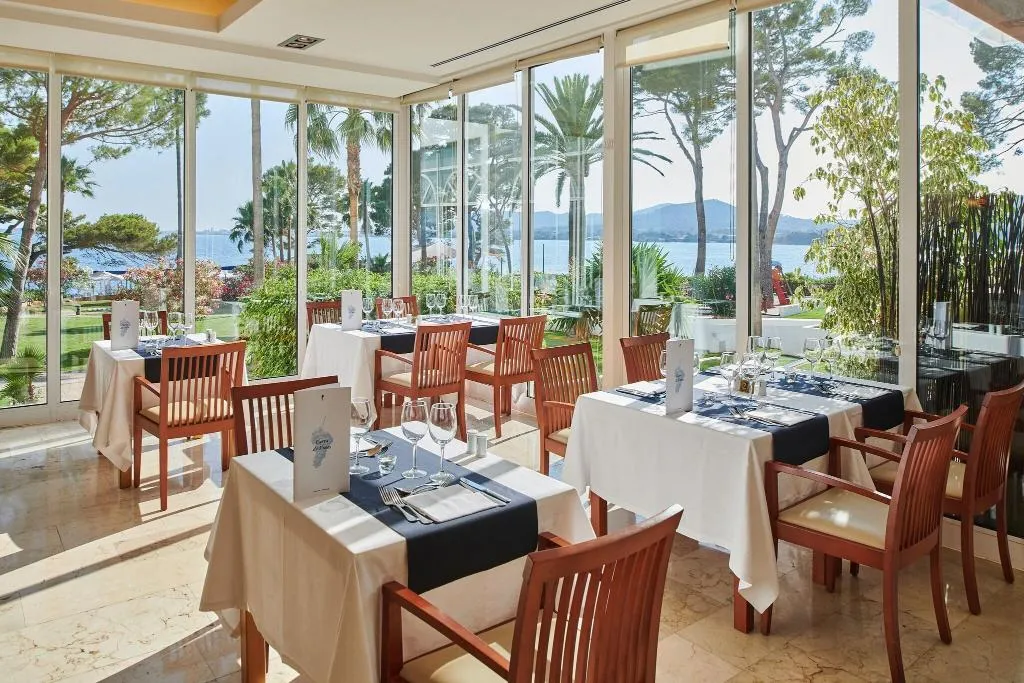 Restaurant, Hipotels Eurotel Punta Rotja, Majorca