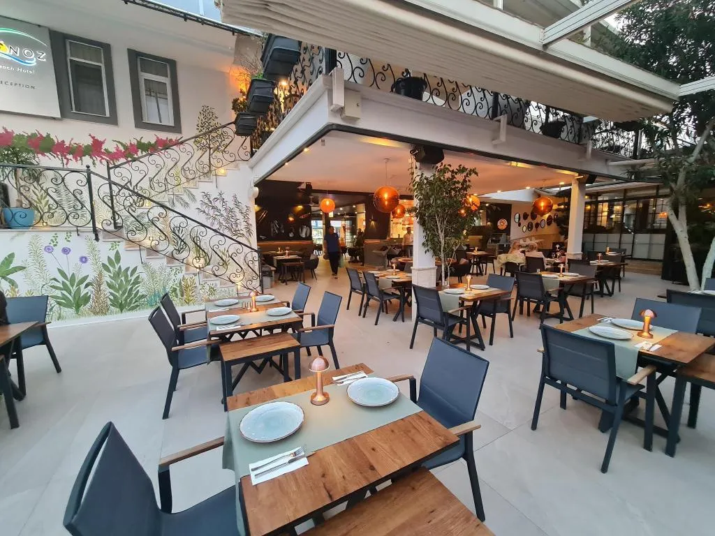 Restaurant, Tonoz Beach Hotel, Dalaman