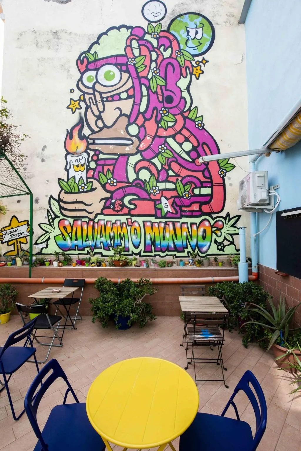Terrace, Eco Hostel Floreale, Naples