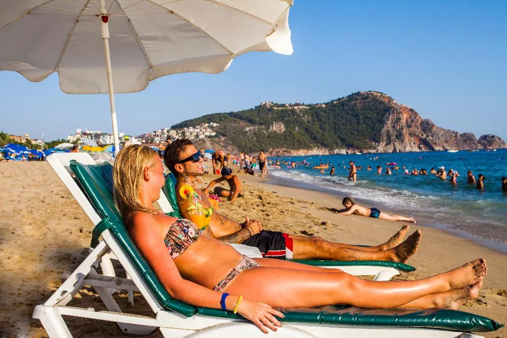 Beach, Kleopatra Beach Hotel, Antalya