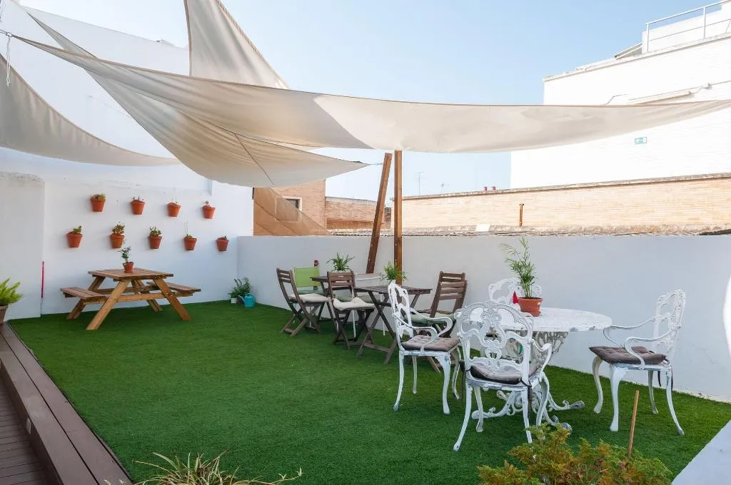 Terrace, The Nomad Hostel, Seville