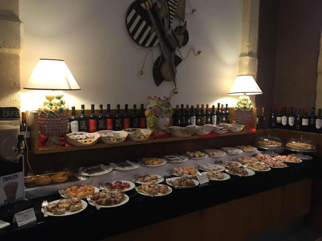 Restaurant, Grande Albergo Alfeo, Catania