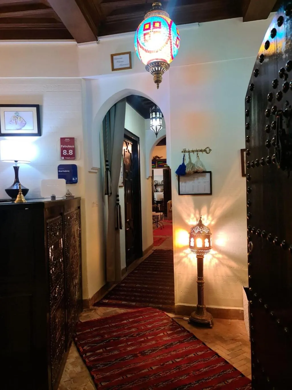 Lobby, Riad Aubrac, Marrakech