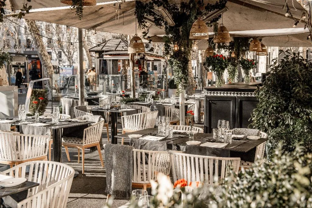Terrace, Hospes Puerta de Alcalá, Madrid