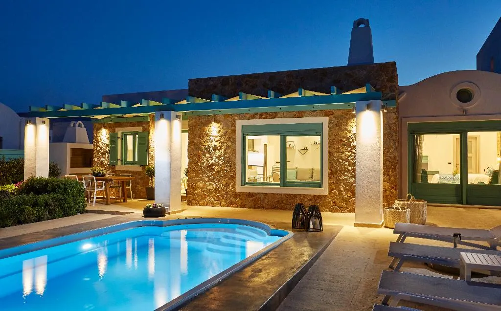 General view, Almyriki Beach Villa, Santorini