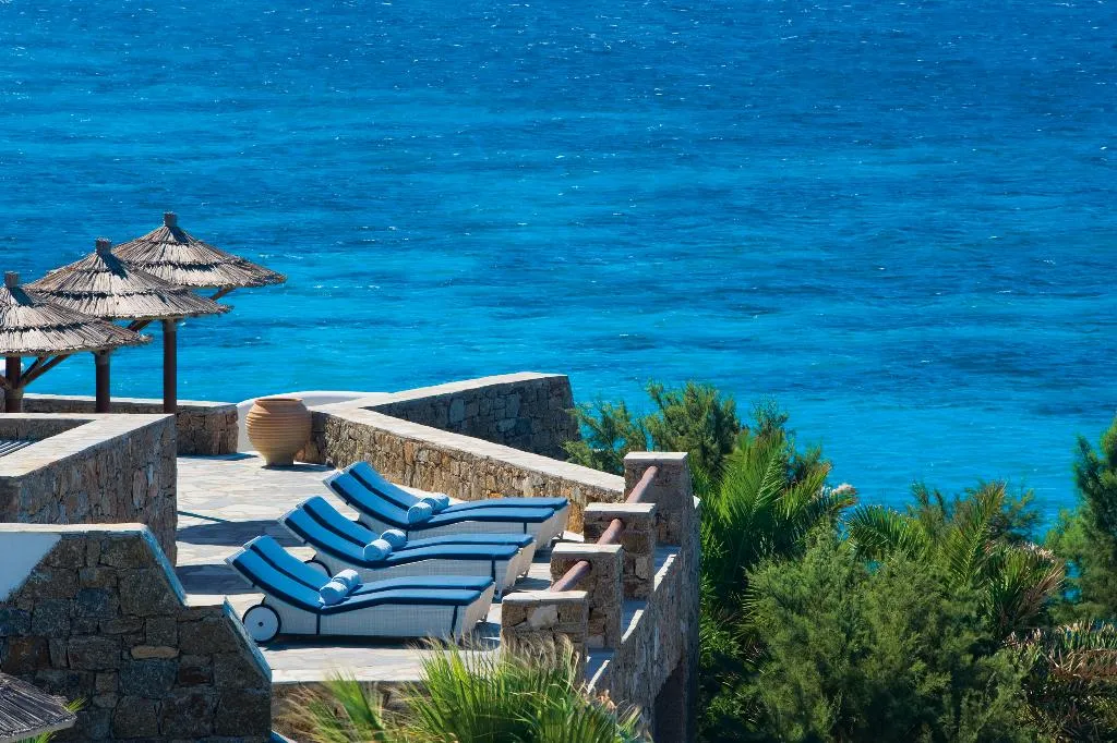 Terrace, Mykonos Grand Hotel & Resort, Mykonos