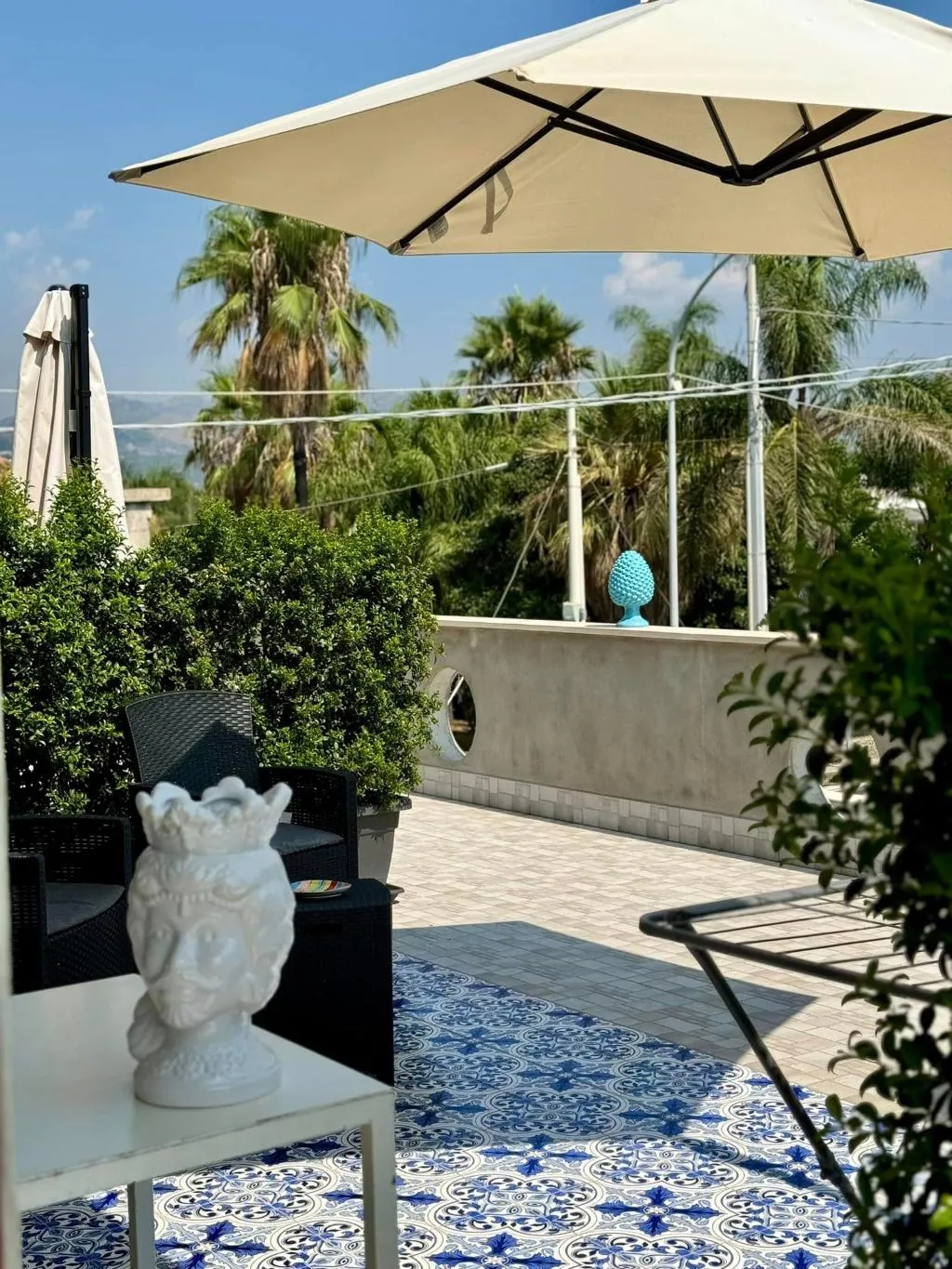 Terrace, Aurora View Resort, Catania
