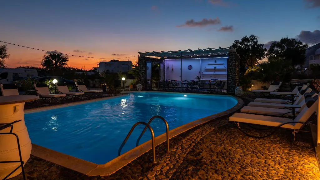 General view, Villa Anemomilos Perissa, Santorini