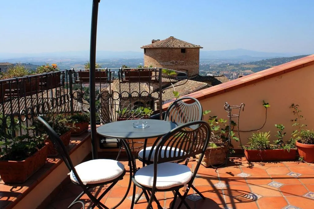 Terrace, Primavera Mini Hotel, Perugia