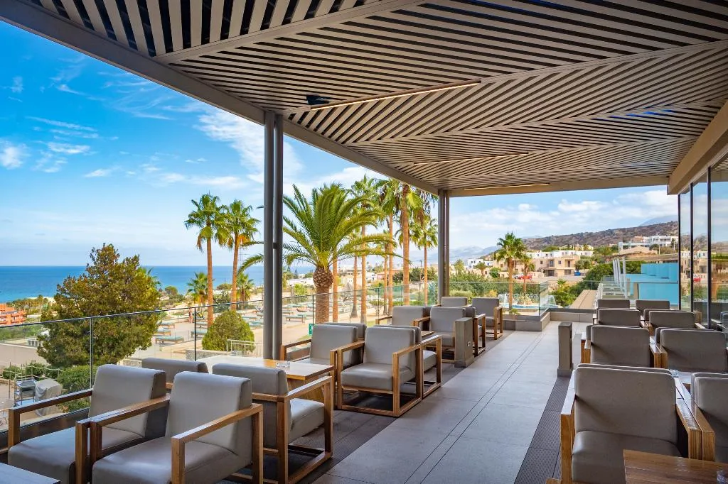 Terrace, Royal & Imperial Belvedere Resort, Crete