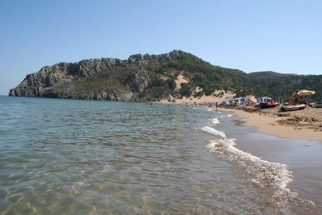 Beach, Pantheon Deluxe Apartments, Rhodes