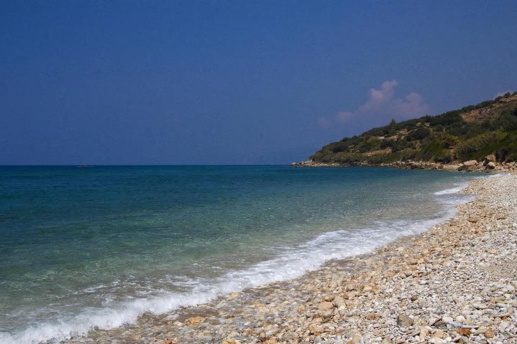 Beach, Andromaches Holiday apartments, Corfu
