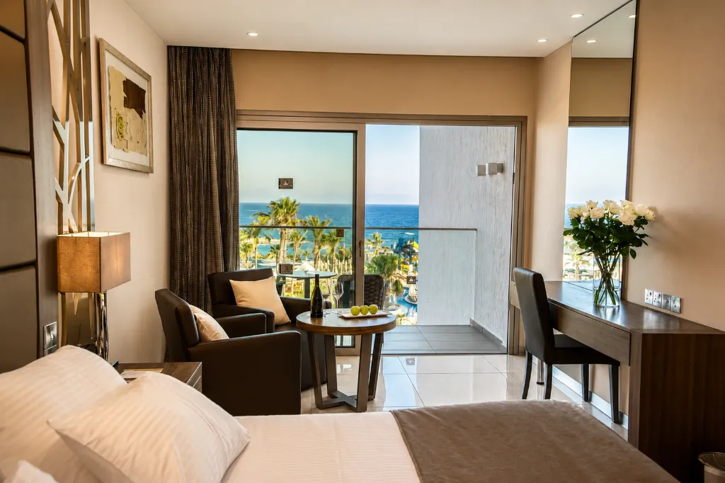 Double or Twin DELUXE SEA VIEW Room, Adams Beach Hotel, Cyprus