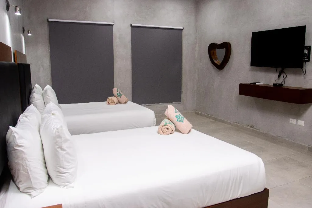 SUITE TWO BEDROOMS TWO BATHROOMS Room, Hotel Cenotes Casa Tortuga, Cancun Area