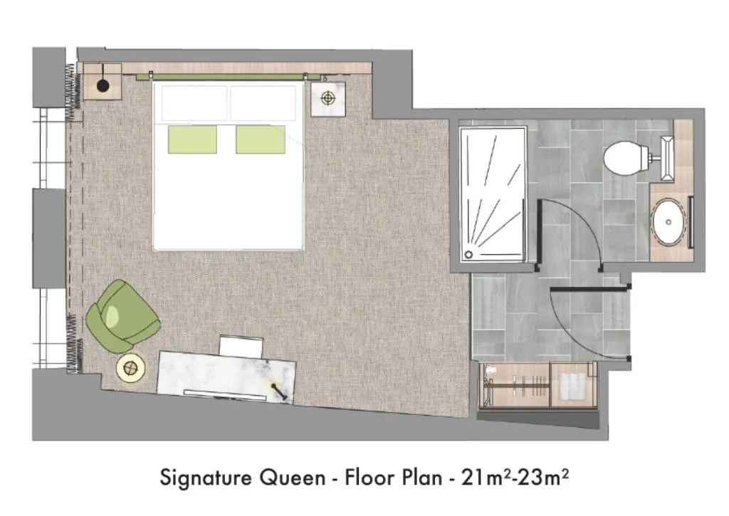 DOUBLE KING SIZE BED Room, The Morgan Hotel, Dublin