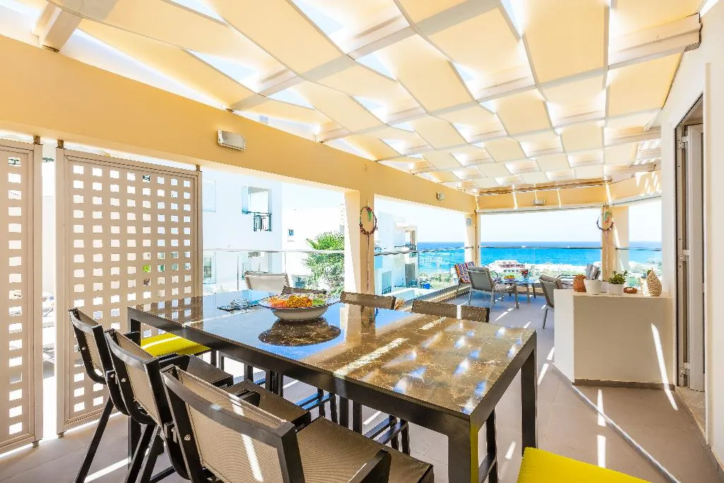 Terrace, Radamanthys Apartments, Crete