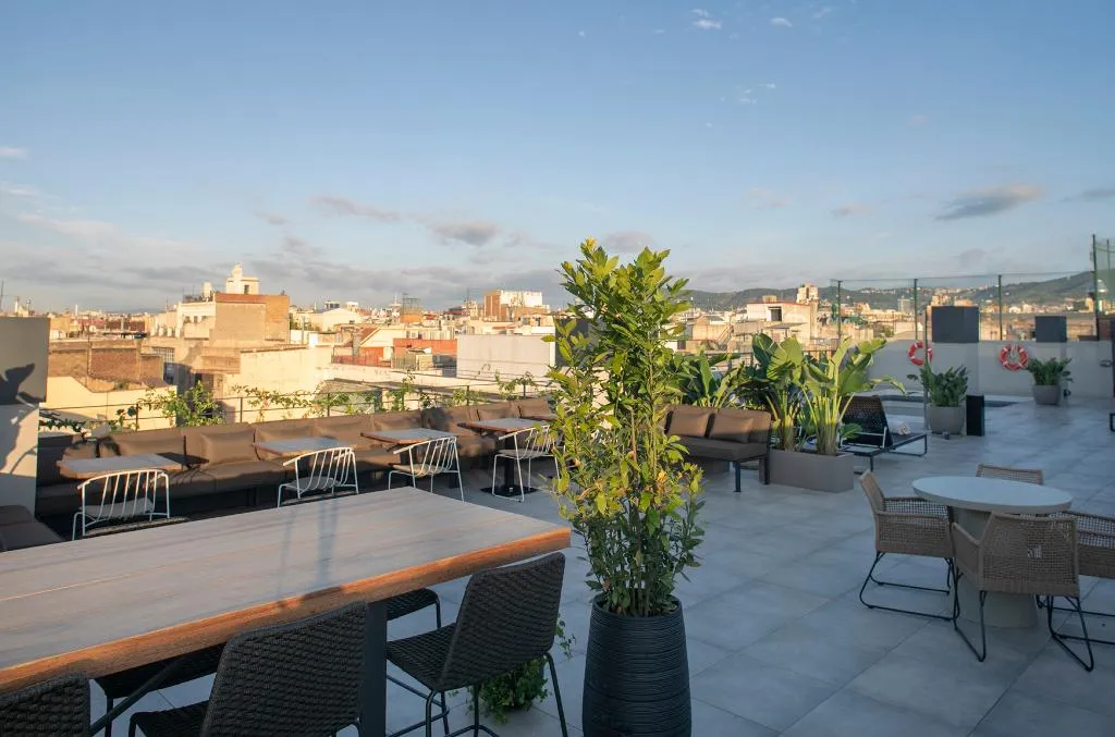 Terrace, Silken Ramblas, Barcelona